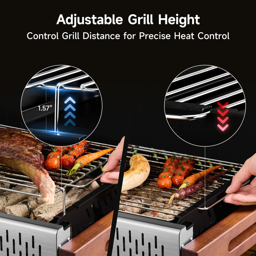 Portable Folding BBQ Charcoal Grill