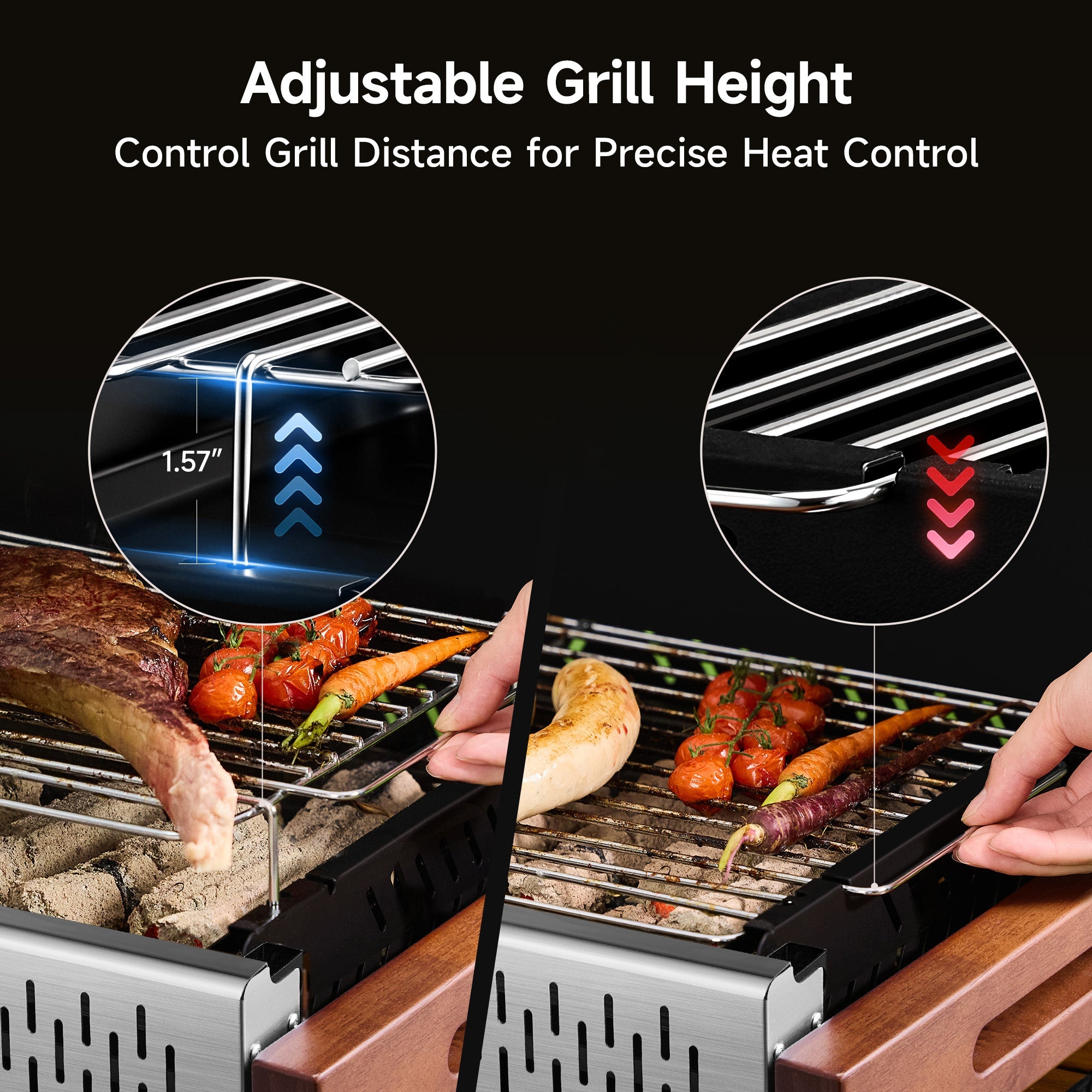 Portable Folding BBQ Charcoal Grill