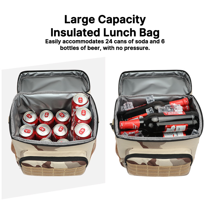 Leakproof Rigid Insulated Lunch Cooler Tote