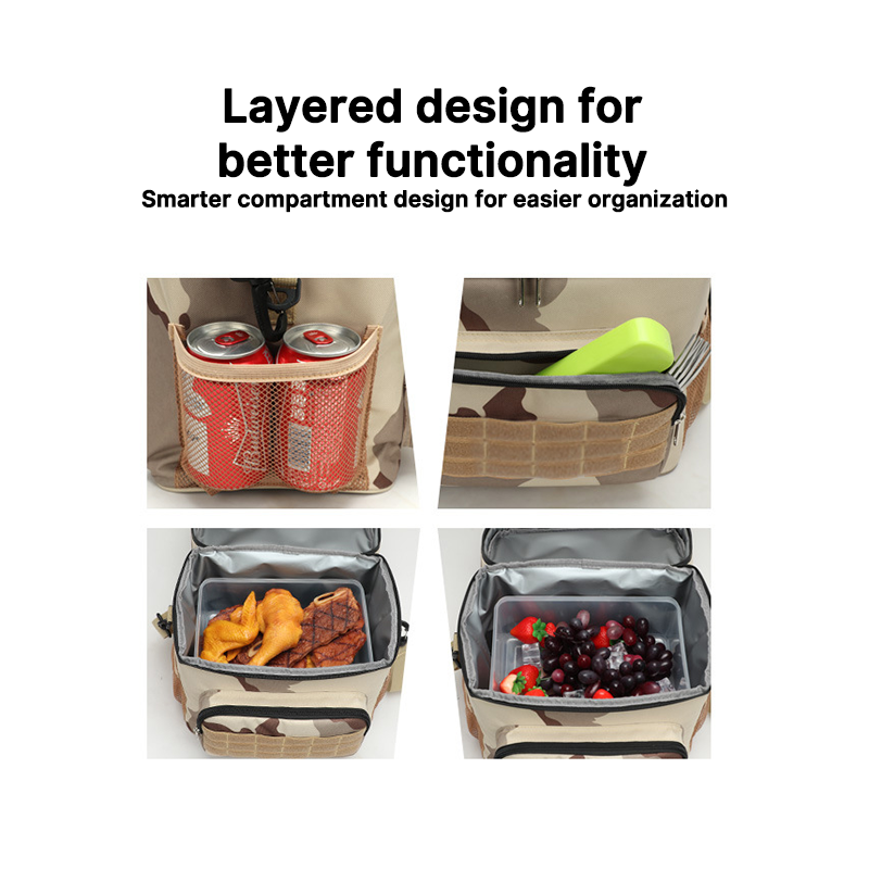 Leakproof Rigid Insulated Lunch Cooler Tote