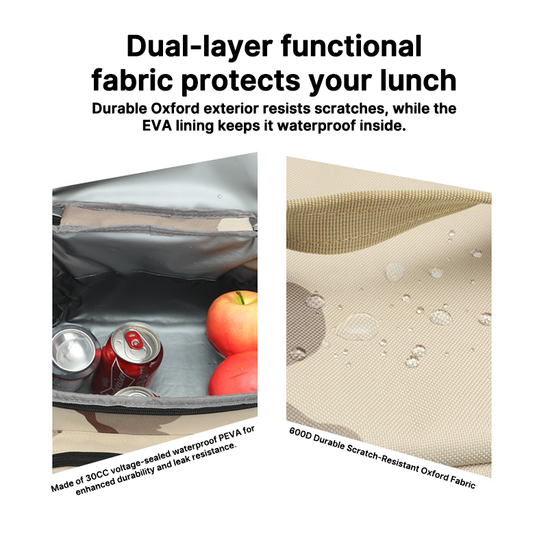 Leakproof Rigid Insulated Lunch Cooler Tote